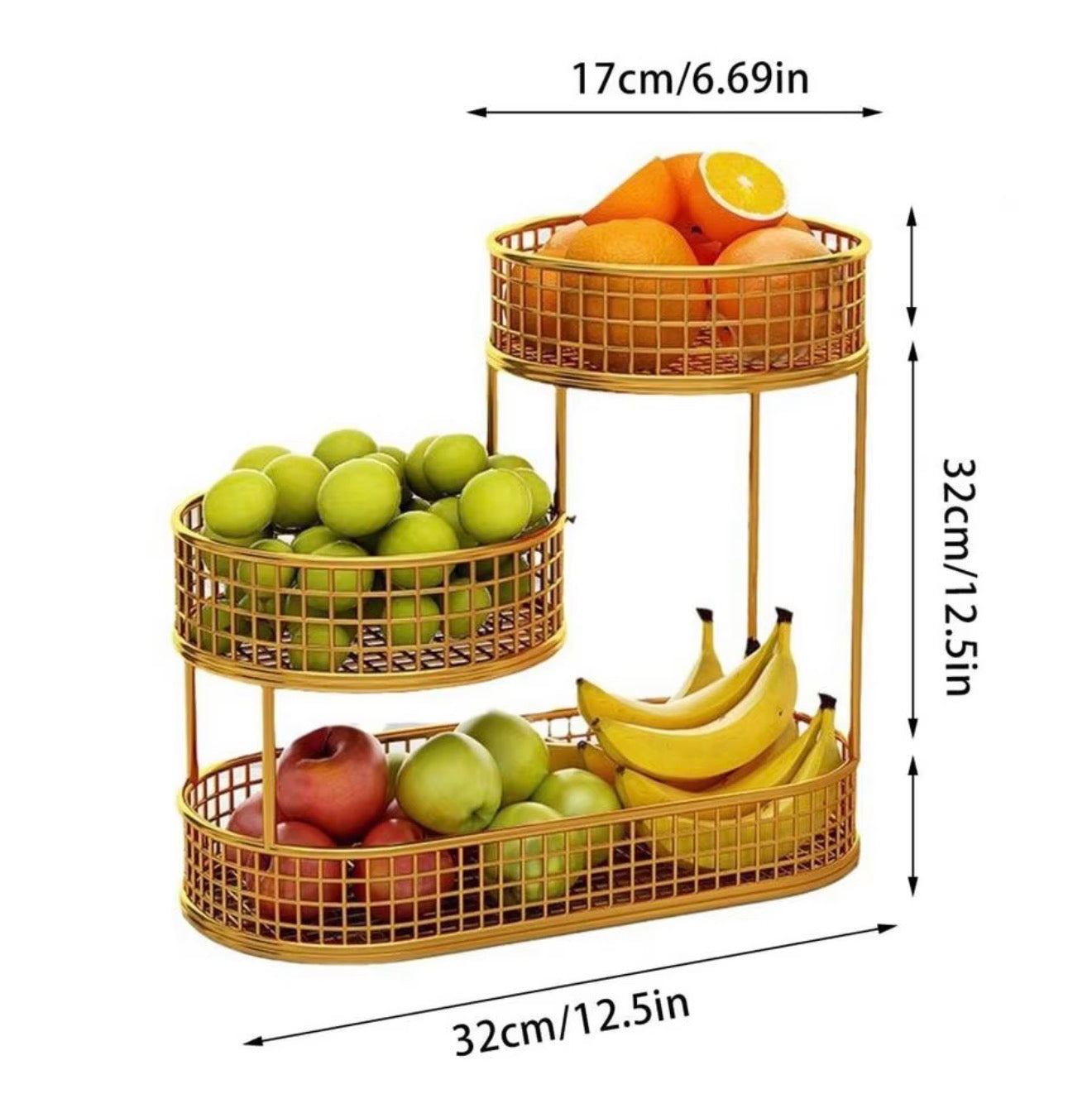 3-Tier Fruit Stand Organizer
