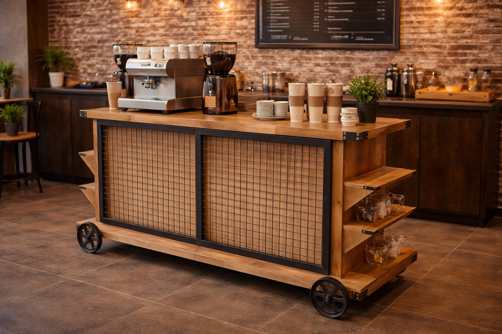 Mobile Coffee Station or Counter