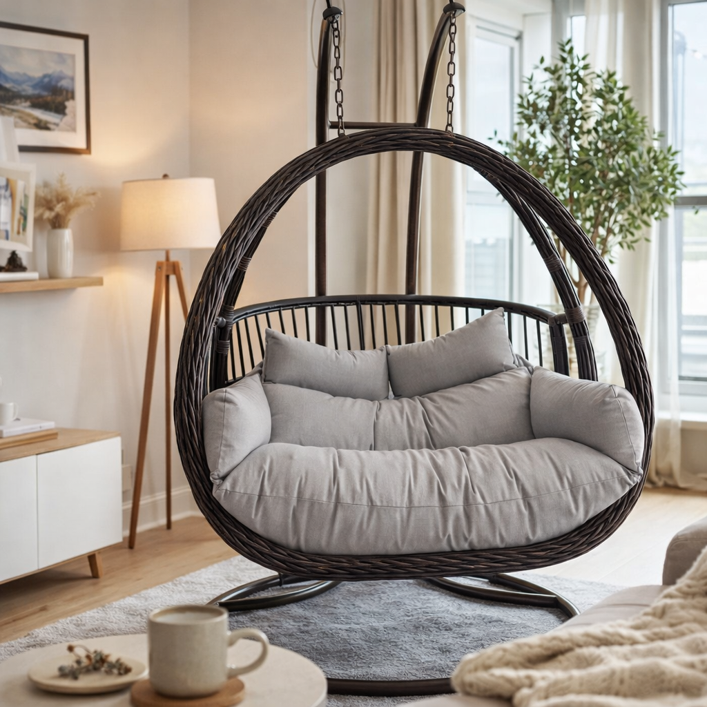 Riviera Rattan Swing Chair
