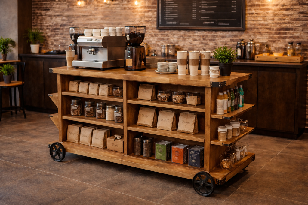 Mobile Coffee Station or Counter