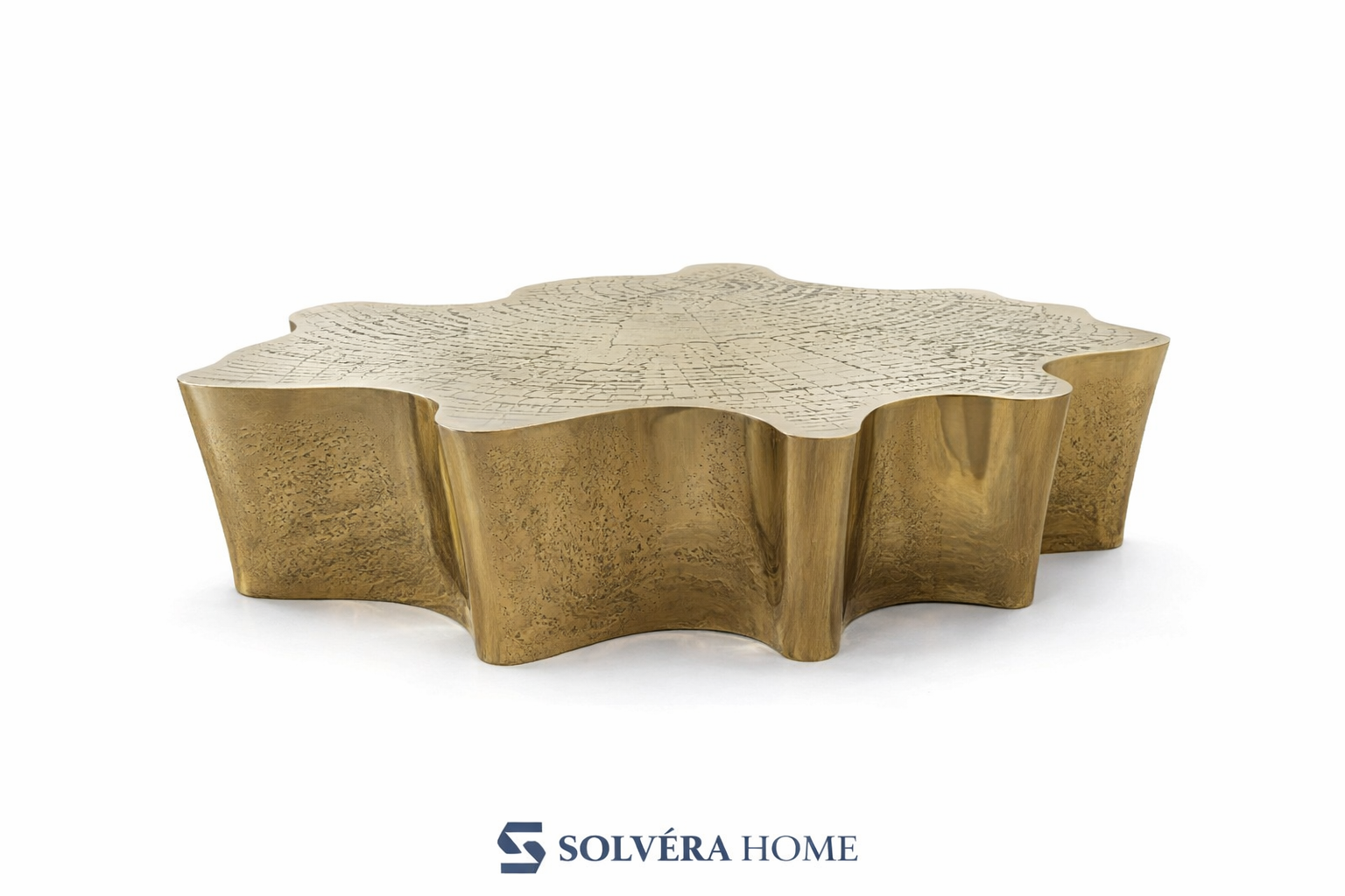 C22 Gold Coffee Table
