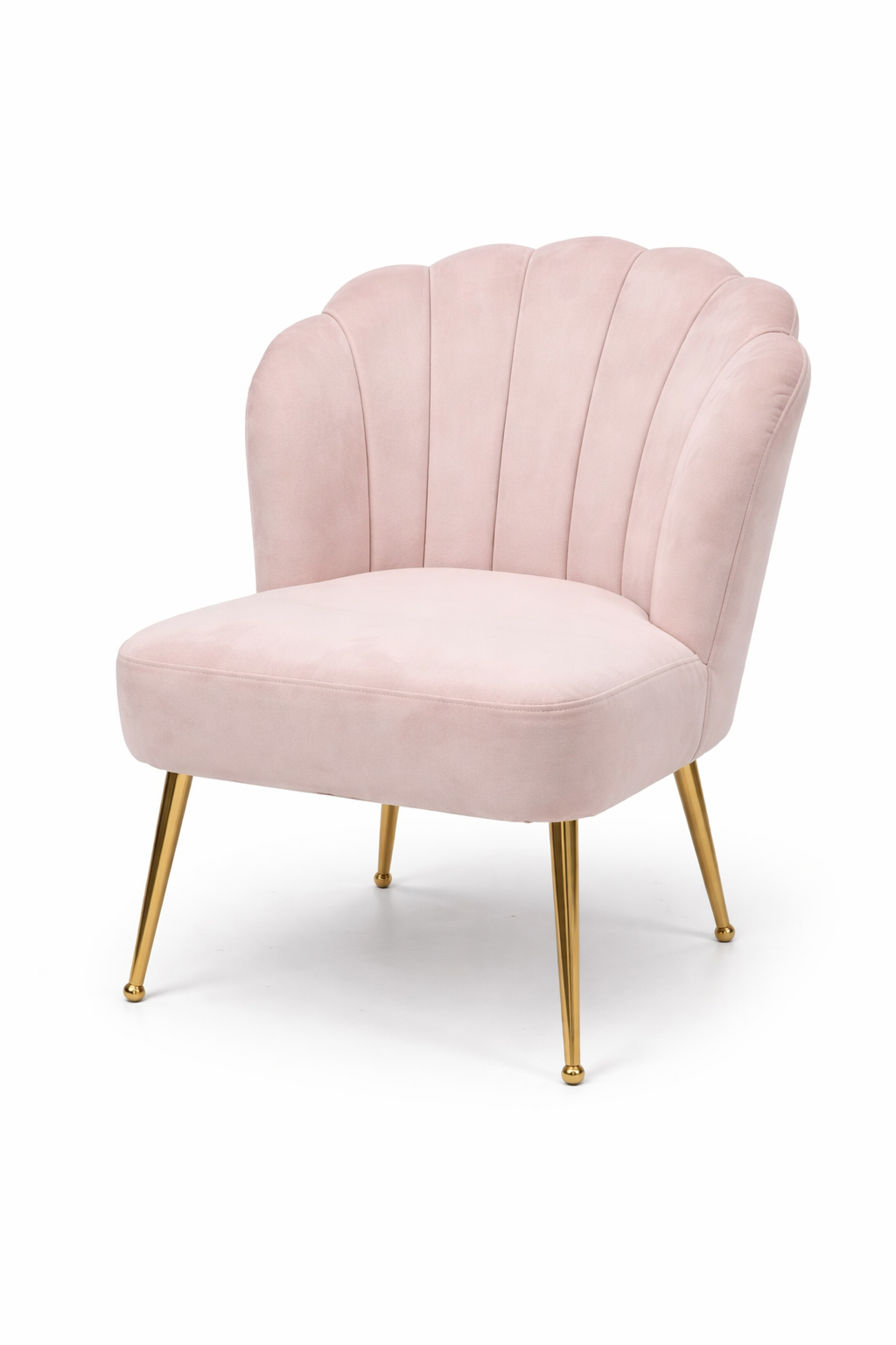 B8220 Blush Velvet Accent Chair