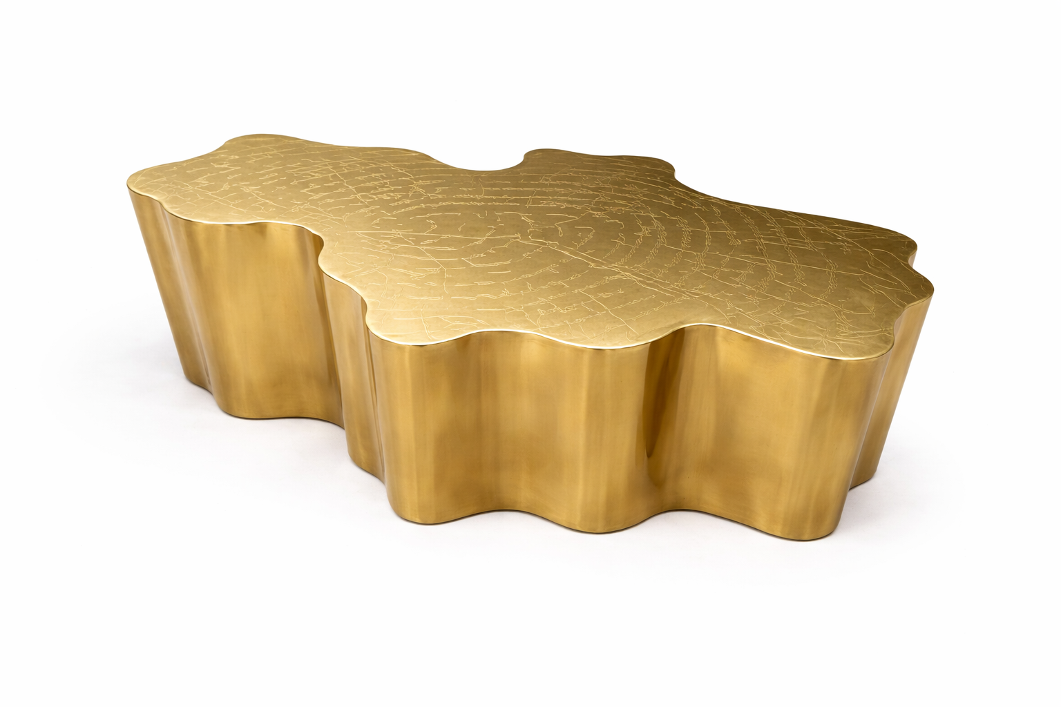 C22 Gold Coffee Table