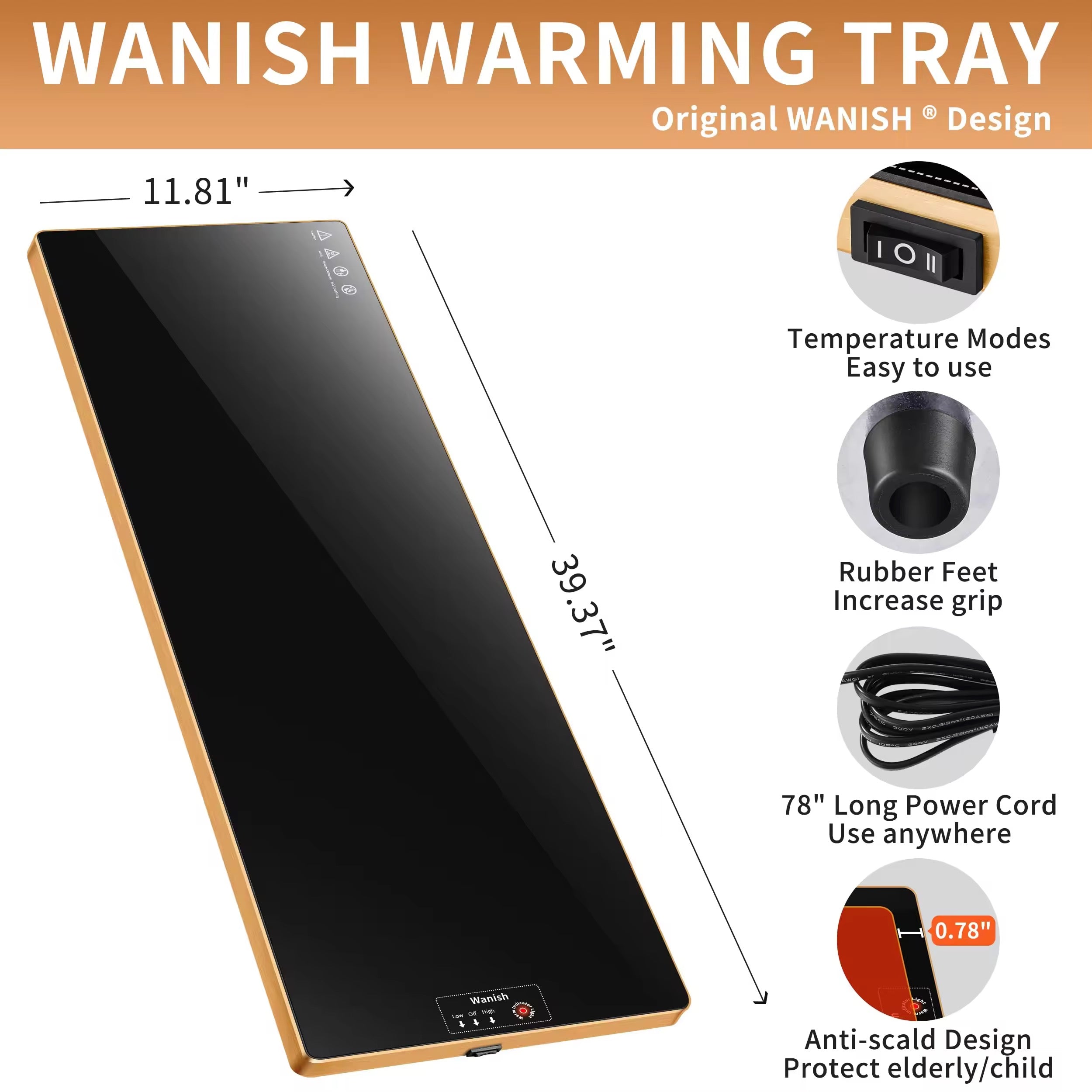 WANISH Warming Tray