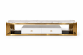 C18 Luxury Marble TV Cabinet Gold