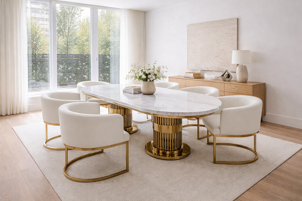 Imperium Marble Dining Table