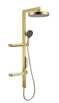 Luxury Brush Gold Bathroom Piano Key Shower Set