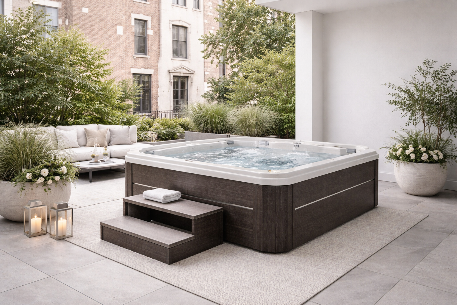 Luxury Jacuzzi HydroFlow Outdoor Spa
