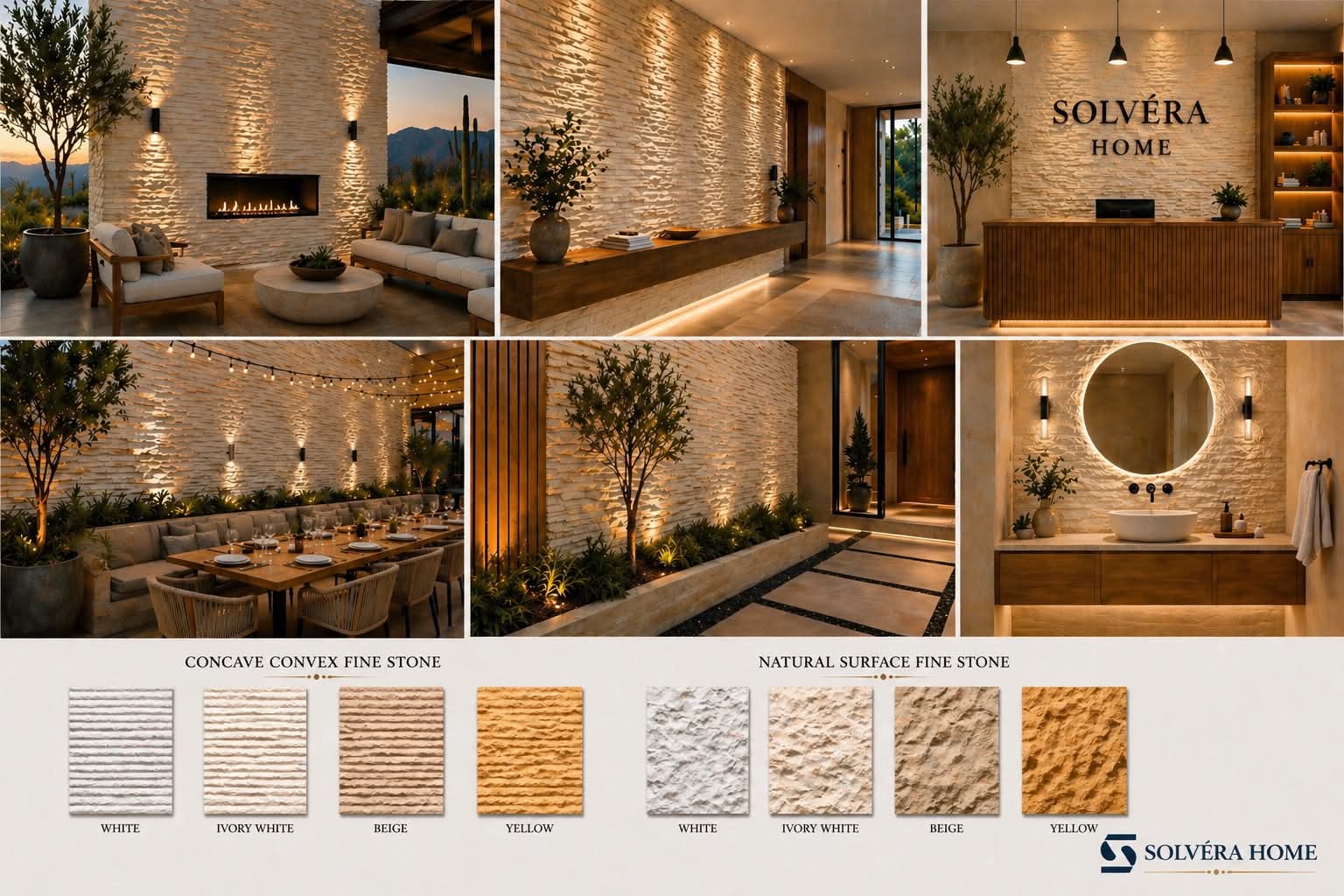 Concave Convex and Natural Surface Fine Stone – Textured Stone Series