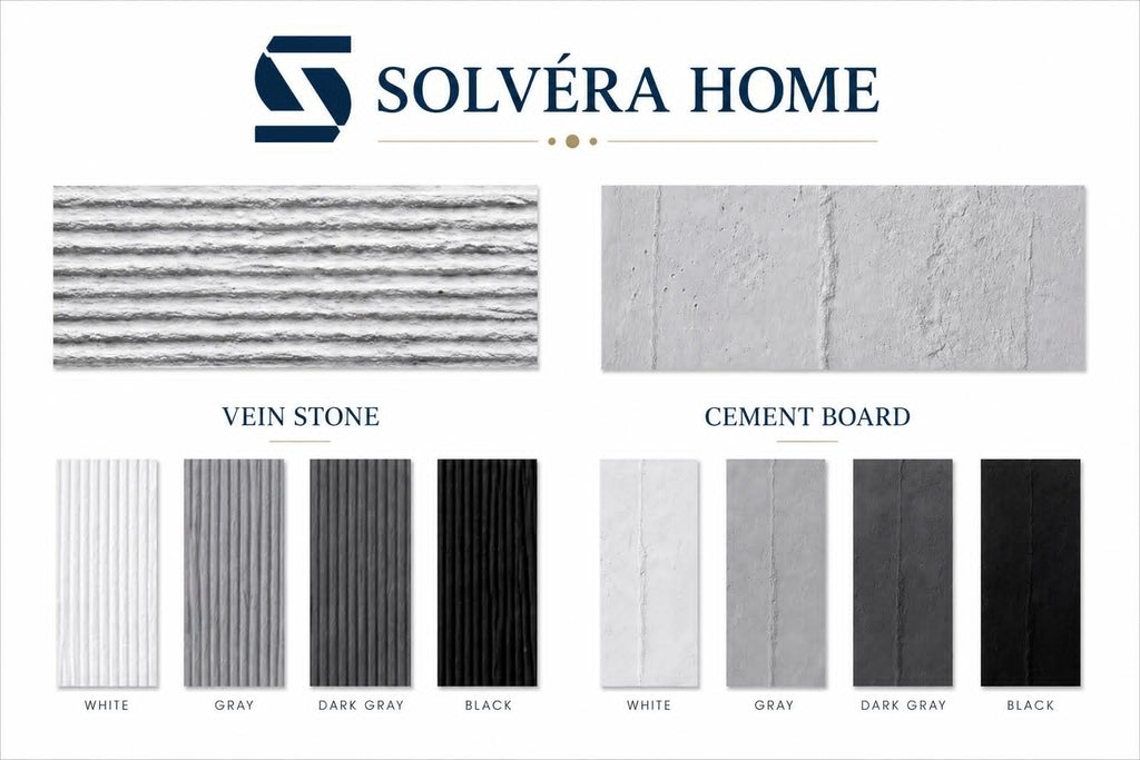 Vein Stone and  Cement Board Wall Panel – Modern Texture Series