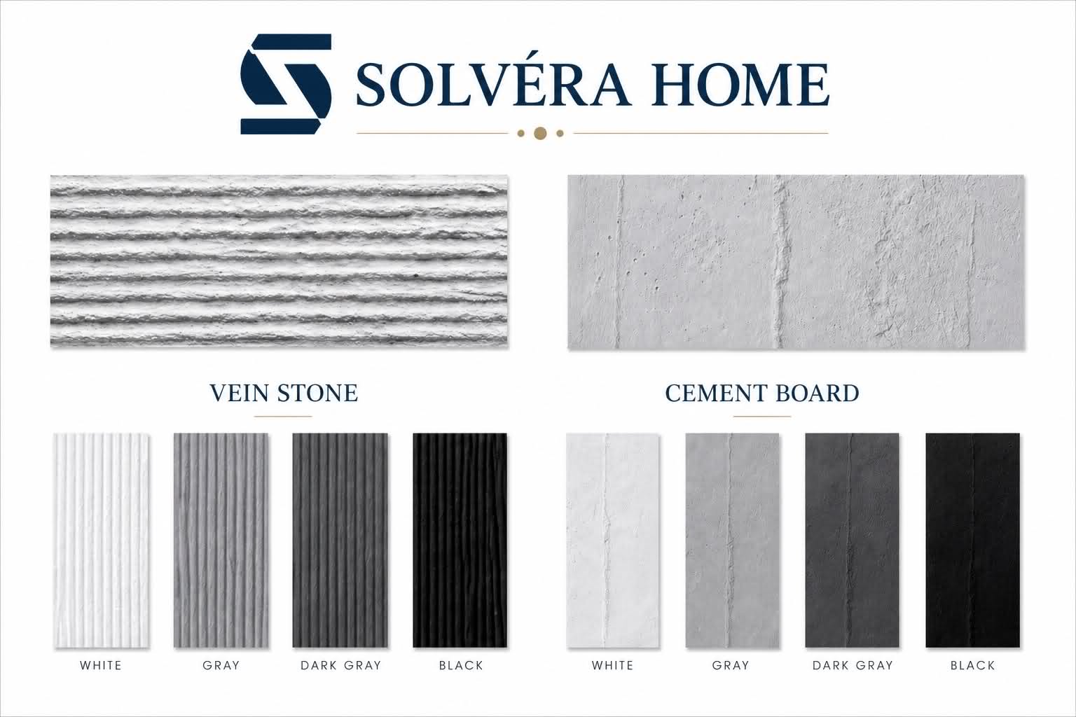 Vein Stone and  Cement Board Wall Panel – Modern Texture Series