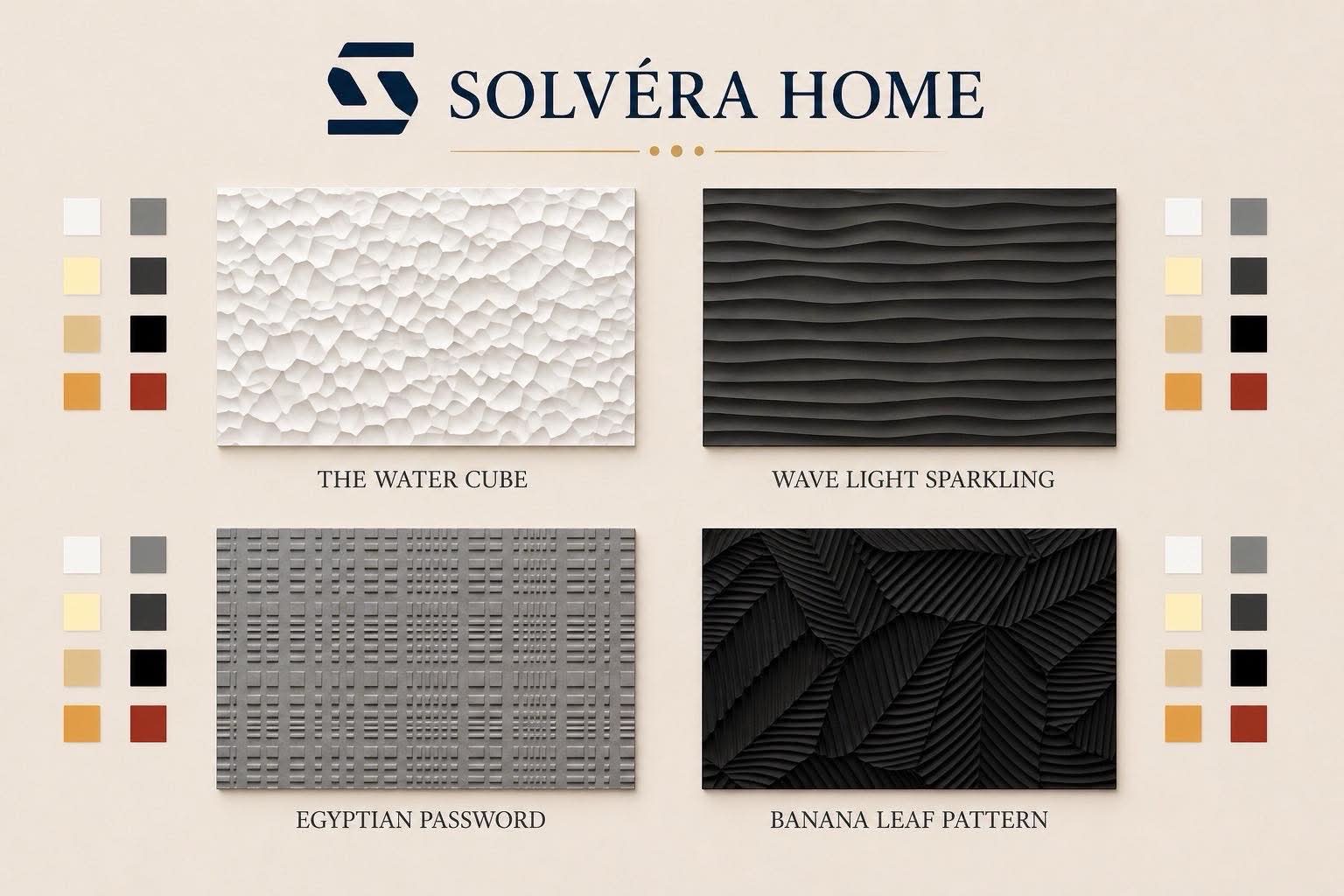 3D Designer Wall Panels – Artistic Texture Series