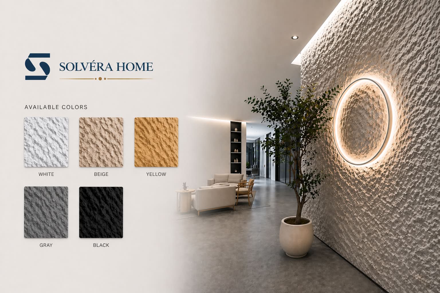 Star Moon Stone Wall Panel
